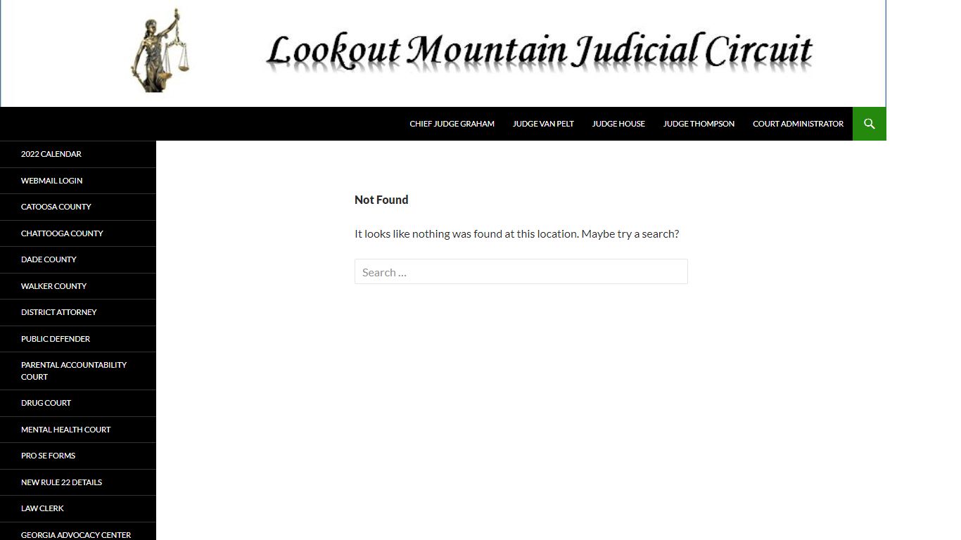 Consolidated Jail Lists | Lookout Mountain Judicial Circuit